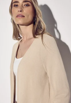 Veste longue en tricot