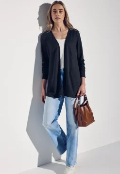 Veste longue en tricot