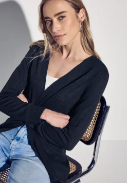 Veste longue en tricot