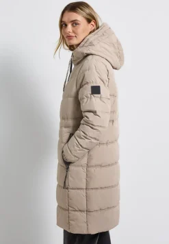 Veste longue matelassée