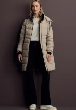 Veste longue matelassée