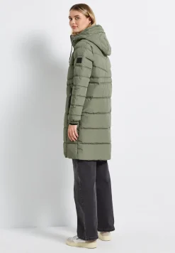 Veste longue matelassée