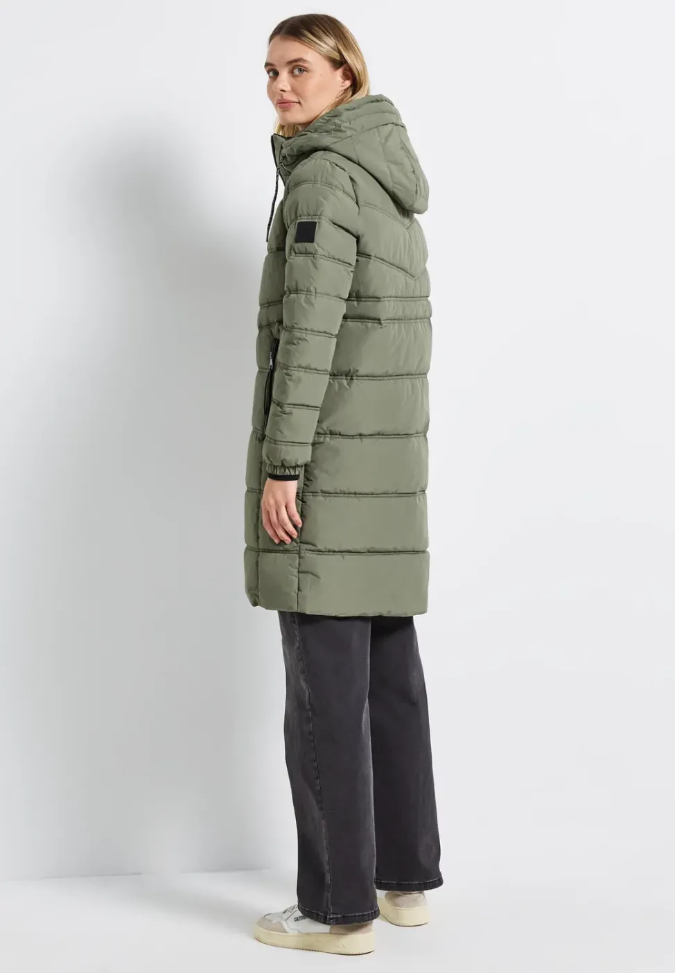 Veste longue matelassée