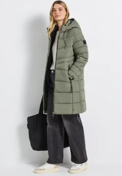 Veste longue matelassée