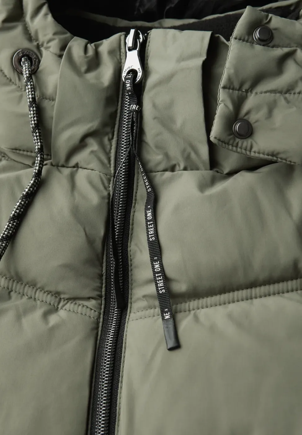 Veste longue matelassée