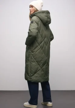 Veste longue matelassée