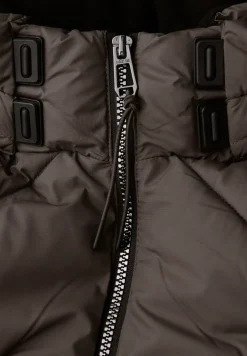 Veste longue matelassée