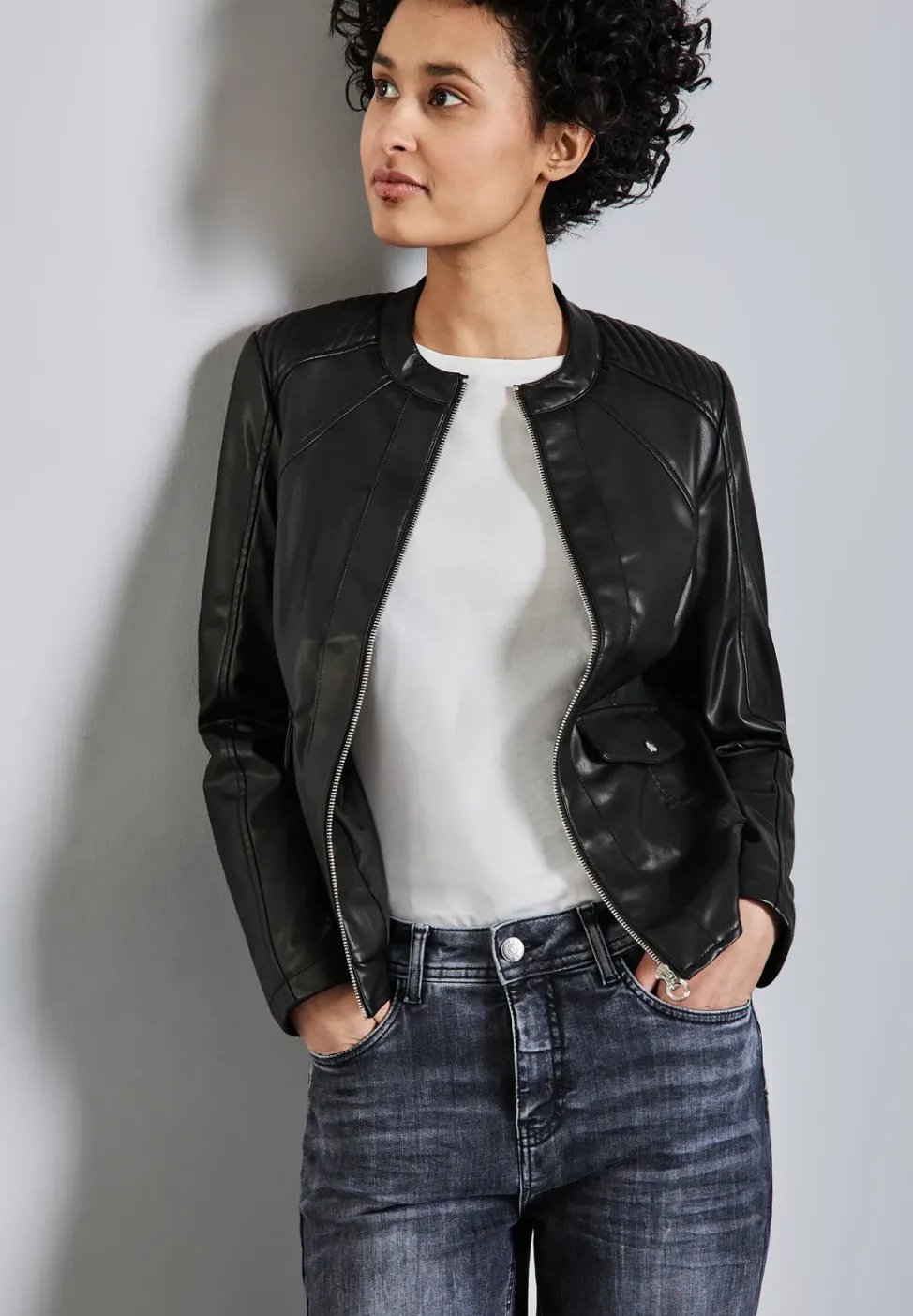 Veste look cuir