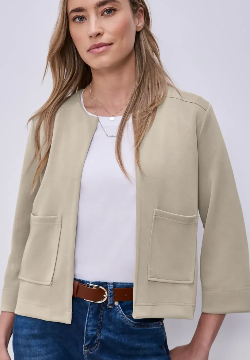 Veste look soie