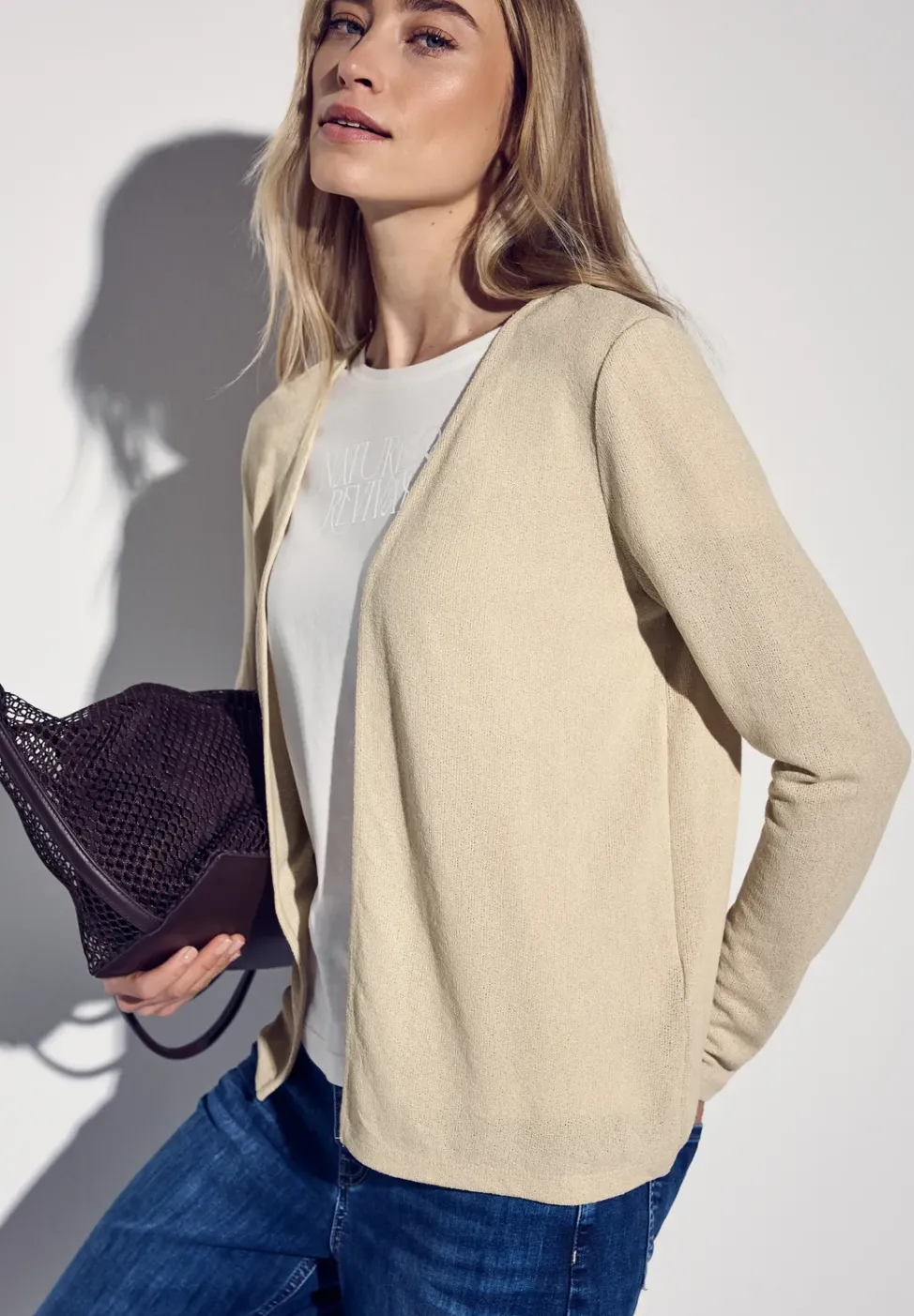 Veste look tricot
