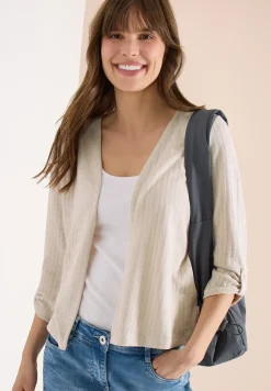 Veste à manches 3/4 en tricot