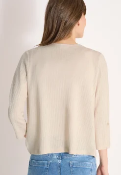 Veste à manches 3/4 en tricot