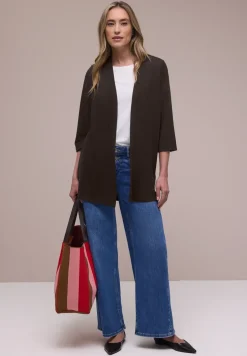 Veste à manches longues, coupe allongée