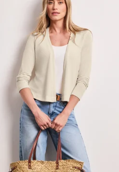 Veste à manches longues, coupe ouverte