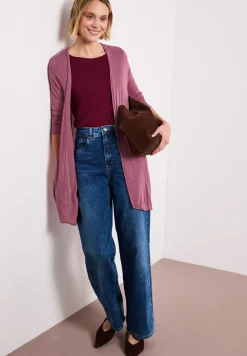 Veste à manches longues, coupe ouverte