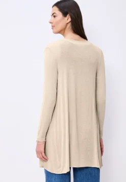 Veste à manches longues, coupe ouverte