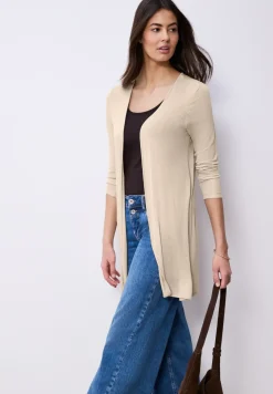 Veste à manches longues, coupe ouverte