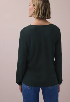 Veste à manches longues, coupe ouverte