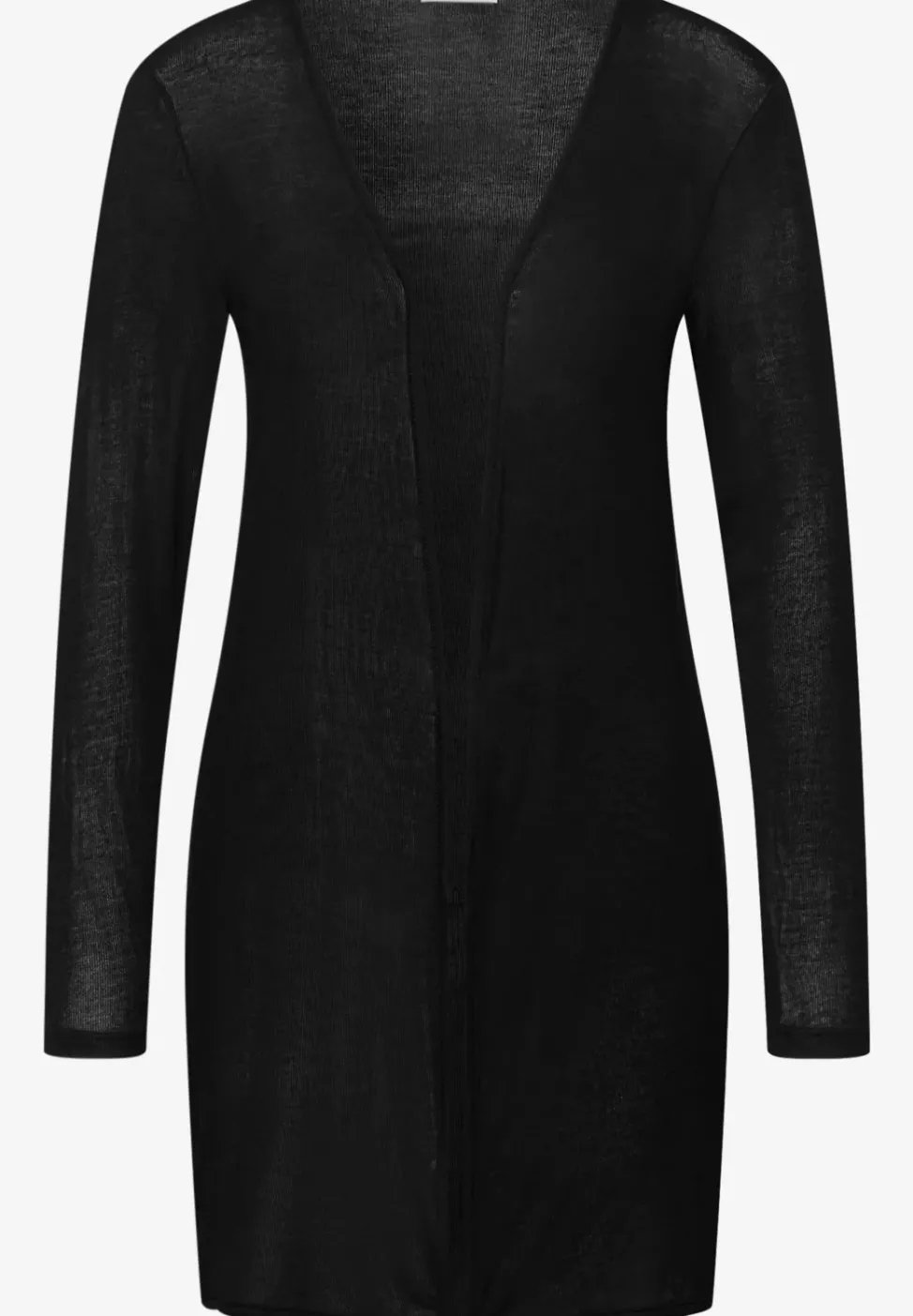 Veste à manches longues, coupe ouverte