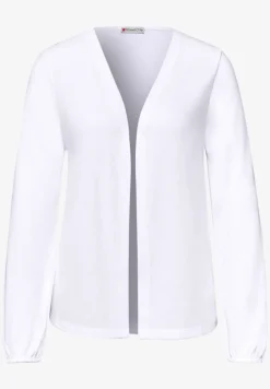 Veste à manches longues, coupe ouverte
