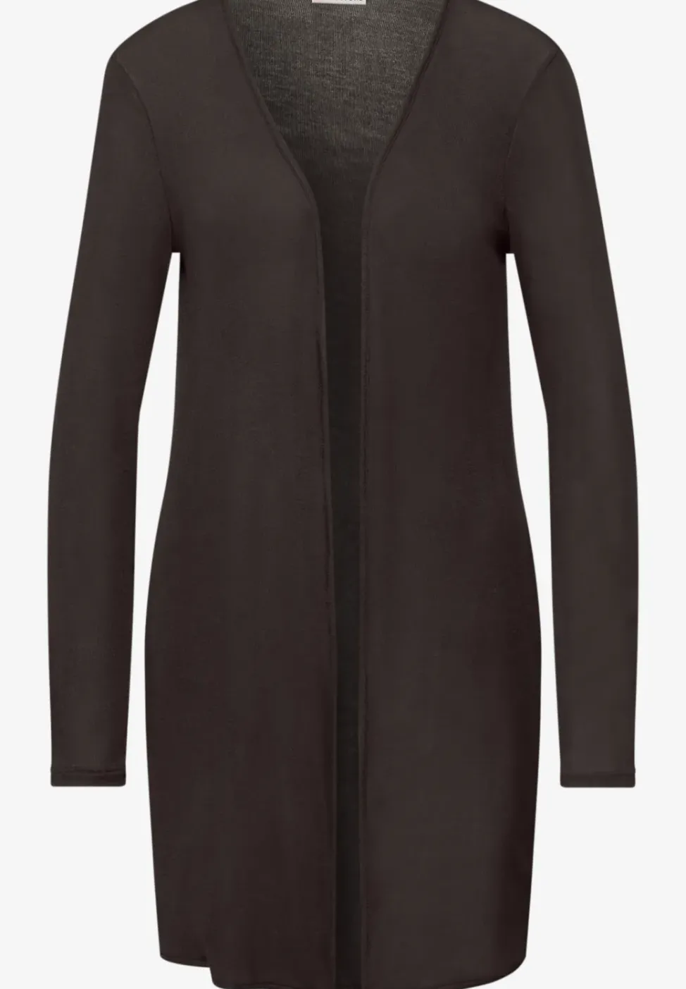 Veste à manches longues, coupe ouverte