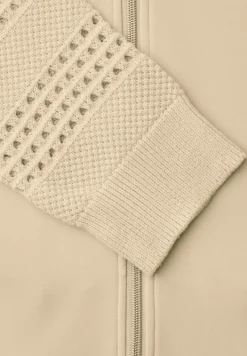 Veste à manches longues en look soie