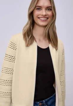 Veste à manches longues en look soie