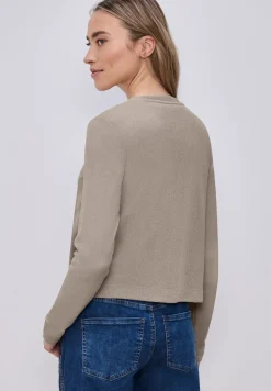 Veste à manches longues en look tricot