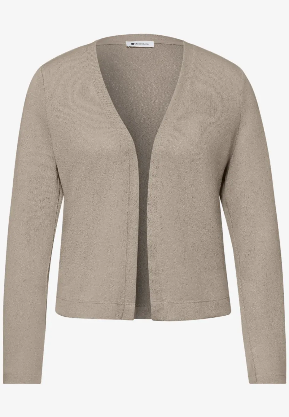 Veste à manches longues en look tricot