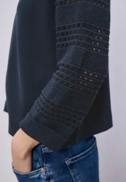 Veste à manches longues en look soie