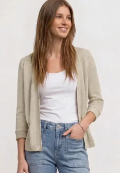 Veste à manches longues en look tricot