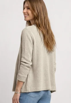 Veste à manches longues en look tricot
