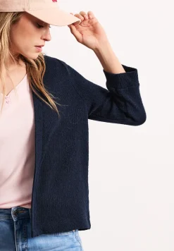 Veste à manches longues en look tricot