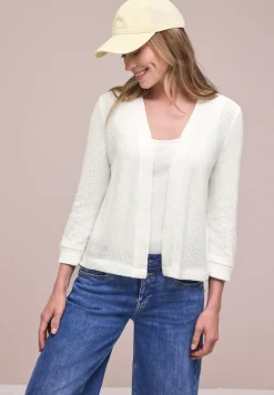 Veste à manches longues en look tricot
