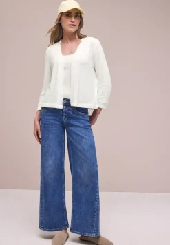 Veste à manches longues en look tricot