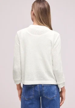 Veste à manches longues en look tricot