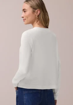Veste à manches longues en look tricot