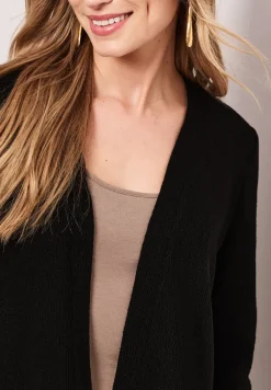 Veste à manches longues en look tricot