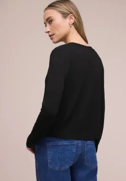 Veste à manches longues en look tricot
