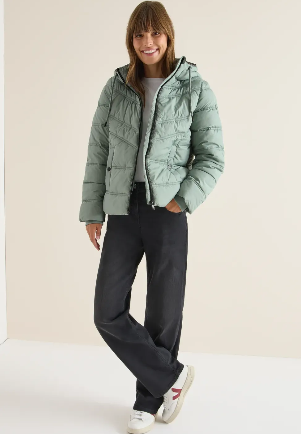 Veste matelassée avec capuche