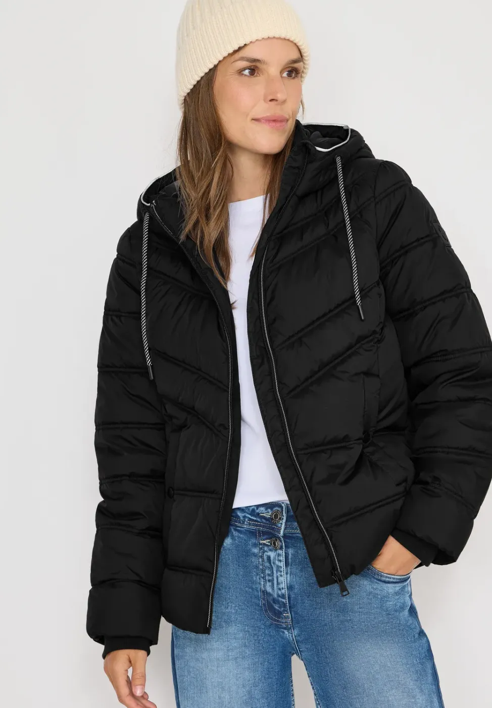 Veste matelassée avec capuche