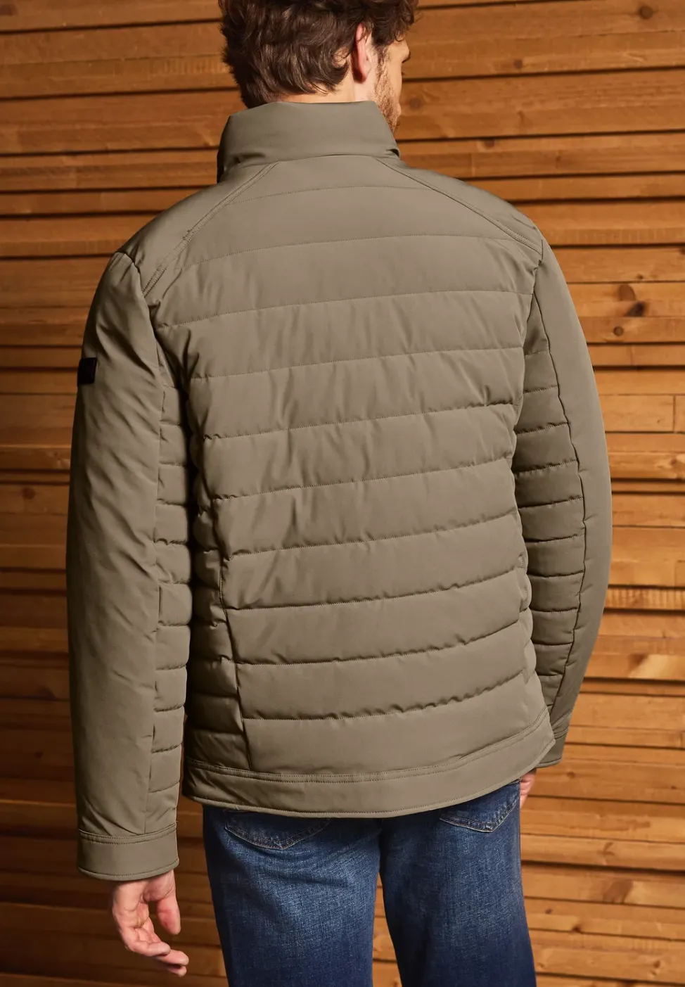 Veste matelassée avec col montant
