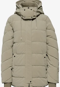 Veste matelassée avec détails en tricot
