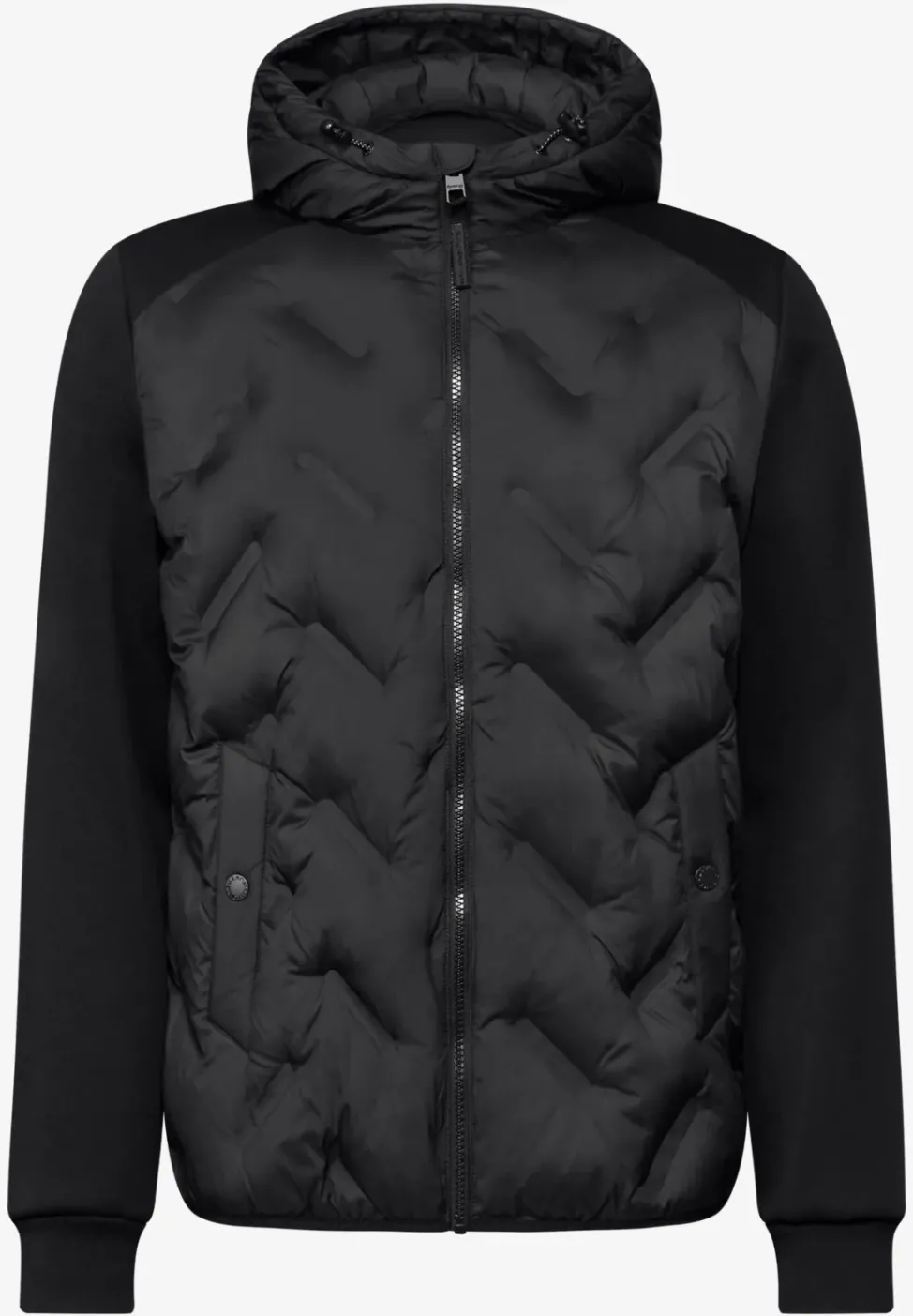 Veste matelassée avec manches en sweat