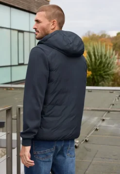 Veste matelassée avec manches en sweat