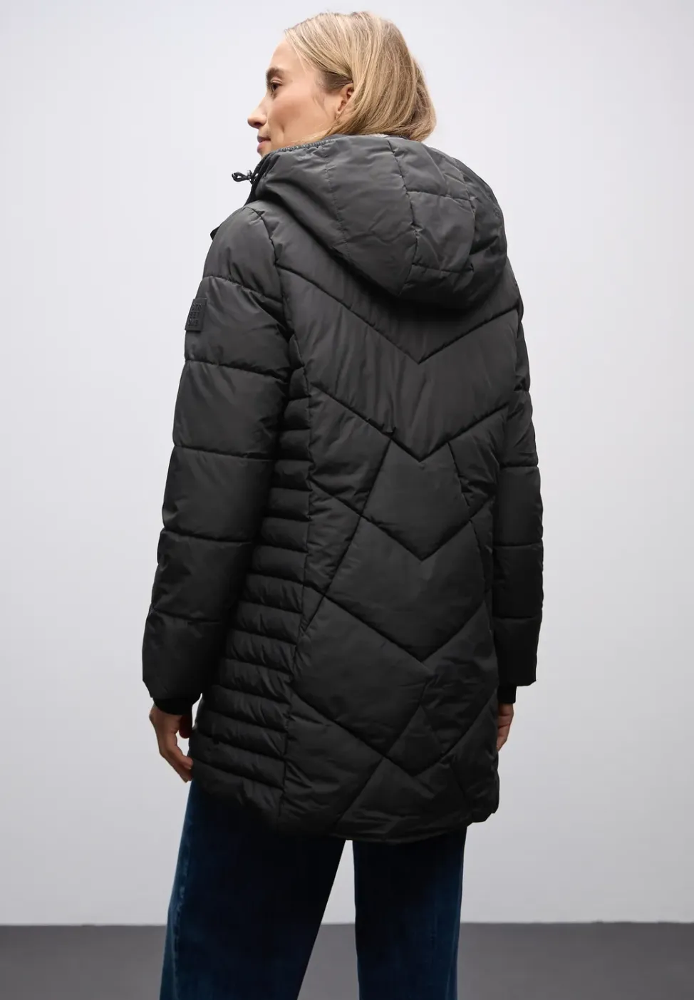 Veste matelassée de longueur midi