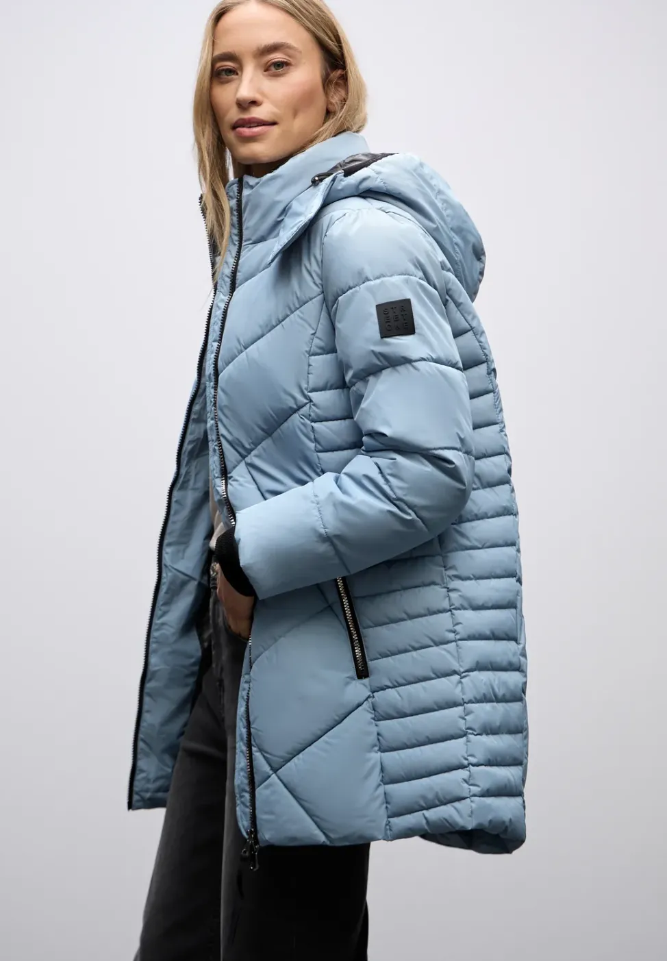 Veste matelassée de longueur midi