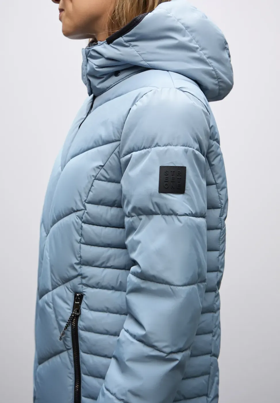 Veste matelassée de longueur midi