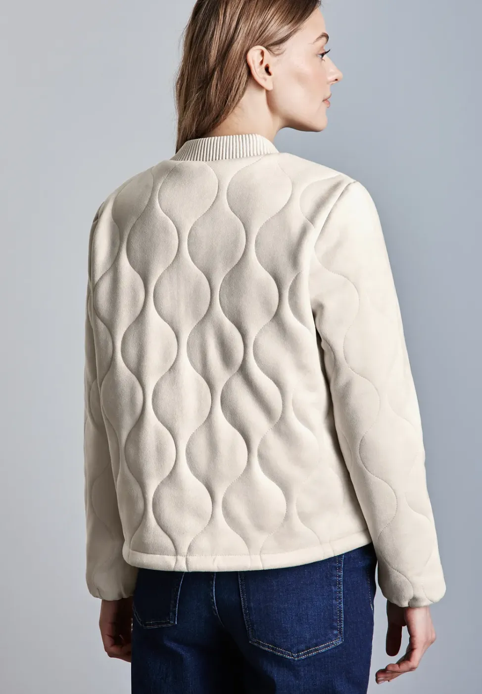Veste matelassée en velours