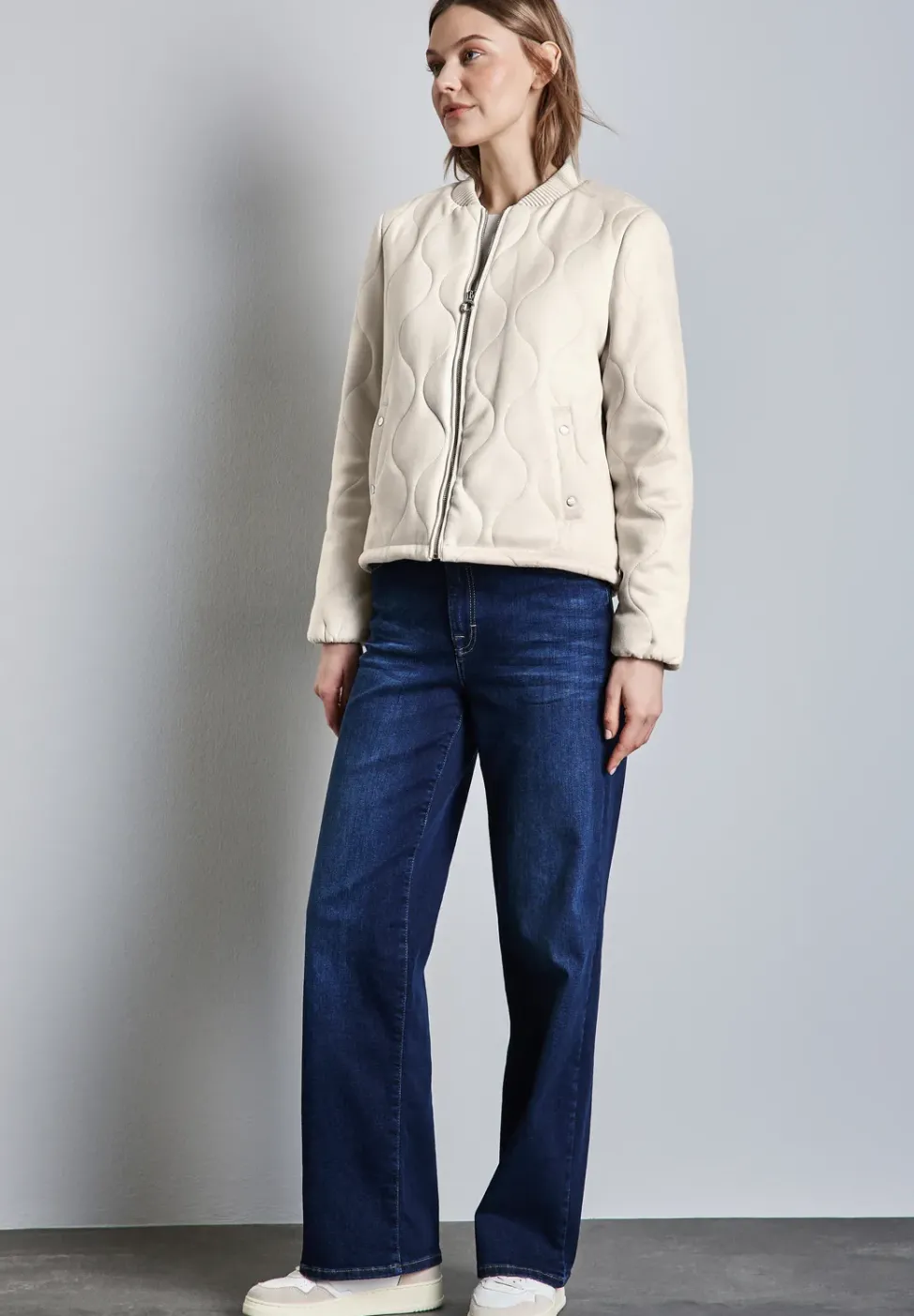 Veste matelassée en velours
